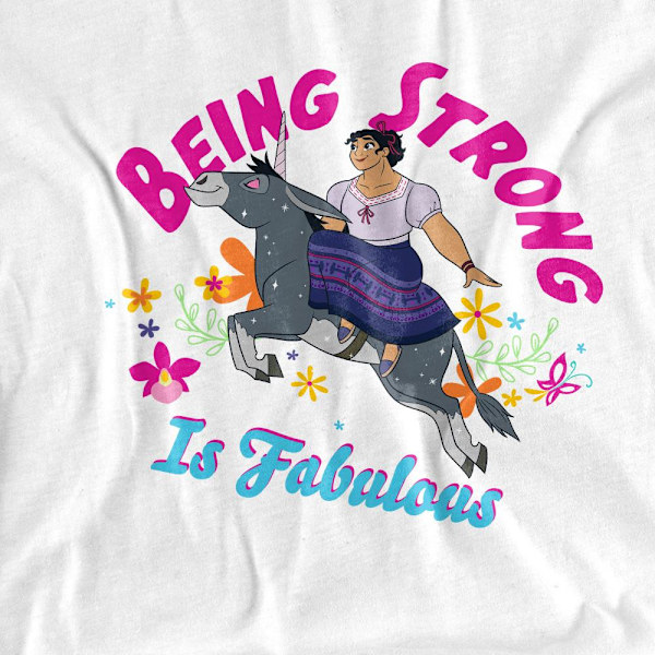Encanto Unisex Vuxen Bring Strong Is Fabulous Luisa T-Shirt L W White L