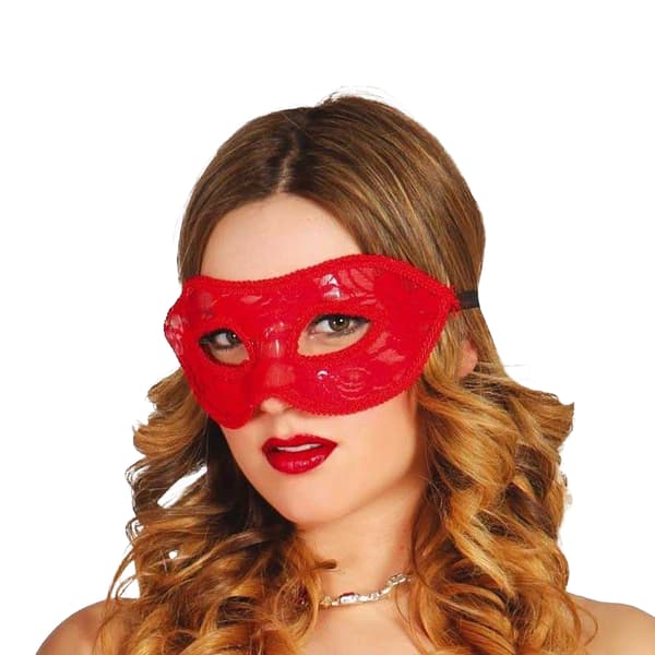 Fiestas Guirca Ögonmask för dam/flickor One Size Röd Red One Size