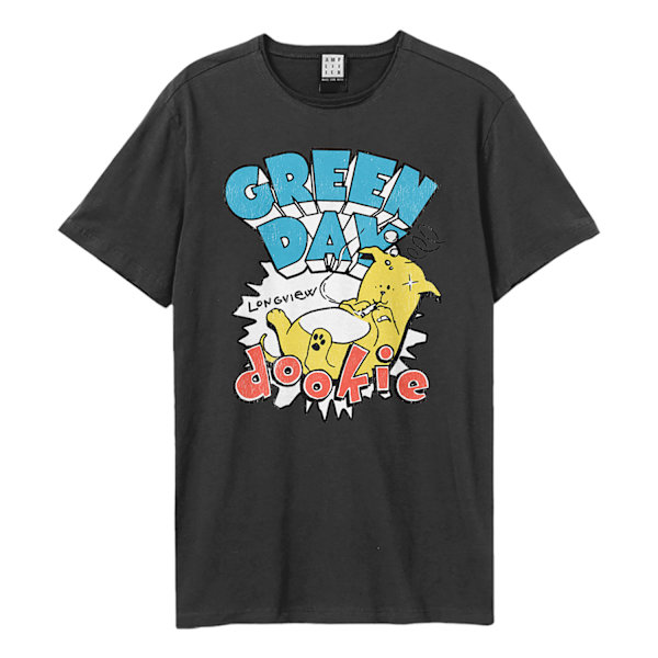 Amplified Unisex Vuxen Dookie Longview Green Day T-shirt L Kol Charcoal L