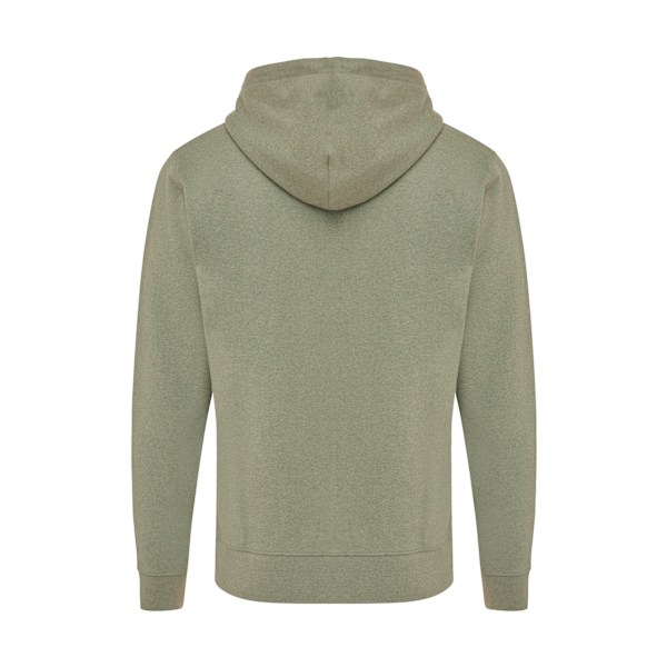 Iqoniq Unisex Vuxen Abisko Återvunnen Bomull Full Zip Hoodie XXL Heather Green XXL