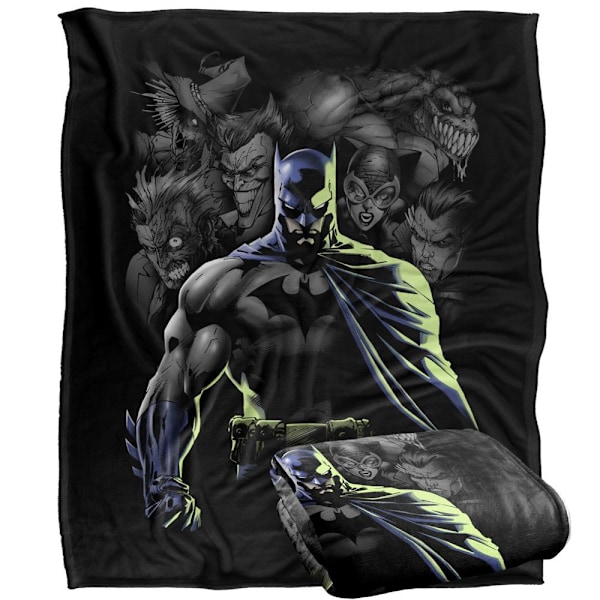 Batman Skurkar Filt One Size Flerfärgad Multicoloured One Size
