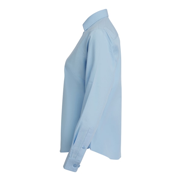 Henbury Dam/Dam Cotton Feel CoolPlus Långärmad Skjorta 3 Blue 3XL