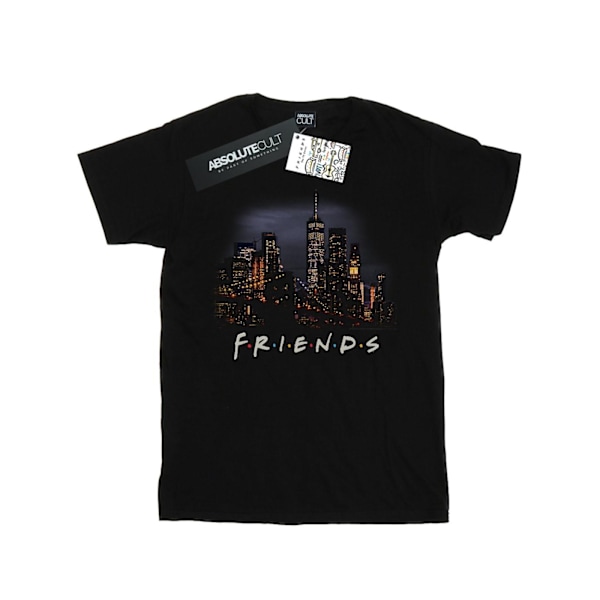 Friends Mens Night Skyline T-Shirt 5XL Svart Black 5XL