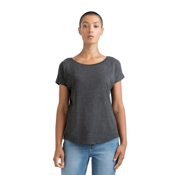 Mantis Dam/Dam Loose Fit Kortärmad T-Shirt XL Charcoal Charcoal Grey Melange XL