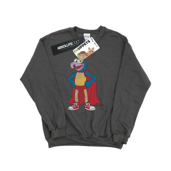 The Muppets Herr Klassisk Gonzo Heather Sweatshirt L Charcoal Charcoal L