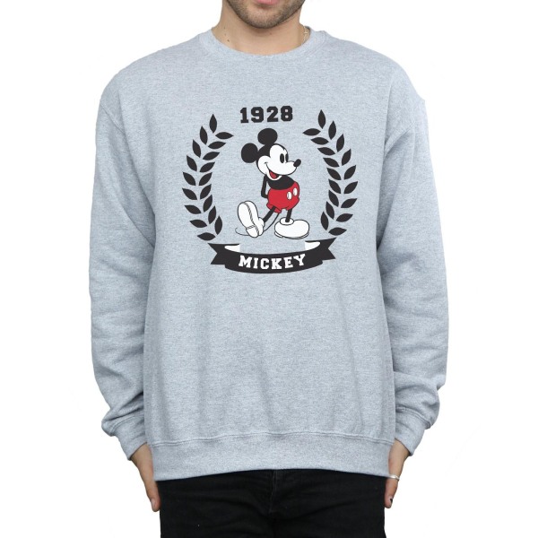 Disney Mickey Mouse Laurel Sweatshirt för män M Sports Grå Sports Grey M