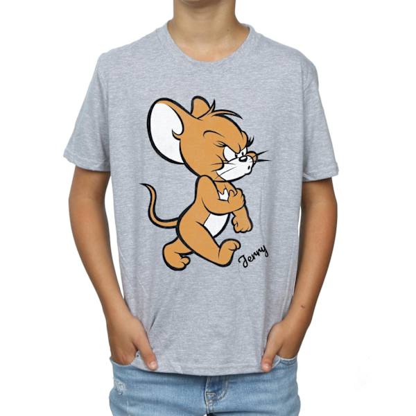 Tom och Jerry Pojkar Arg Mus T-shirt 12-13 År Sports Grey Sports Grey 12-13 Years