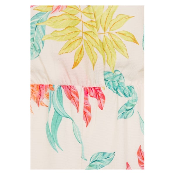 Girls On Film Dam/Kvinnor Disturbia Neon Palm Playsuit 8 UK M Multicoloured 8 UK