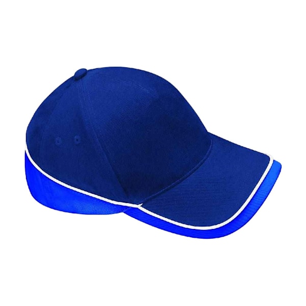 Beechfield Teamwear Competition Cap One Size French Navy/Bright French Navy/Bright Royal Blue/White One Size