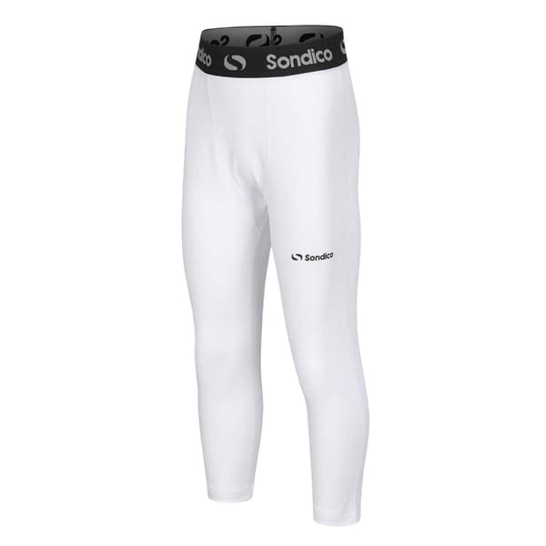 Sondico Pojkar 3/4 Tights 9-10 År Vit White 9-10 Years