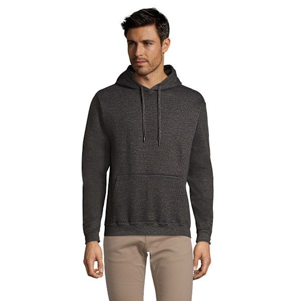 SOLS Snake Unisex Huvtröja / Hoodie L Charcoal Marl Charcoal Marl L