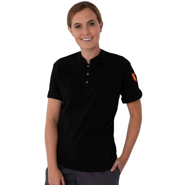 Le Chef Unisex Vuxen Piqué Stickad Kocktröja XS Svart Black XS
