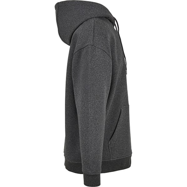 Build Your Brand Basic Oversized Hoodie för män M Charcoal Charcoal M