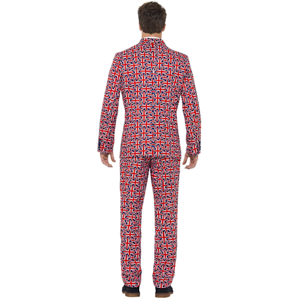 Smiffys Herr Union Jack Kostym M R Royalblå/Röd/Vit Royal Blue/Red/White M R