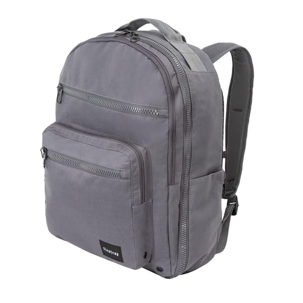 Firetrap City Logo Ryggsäck i Polyester En Storlek Grå Grey One Size