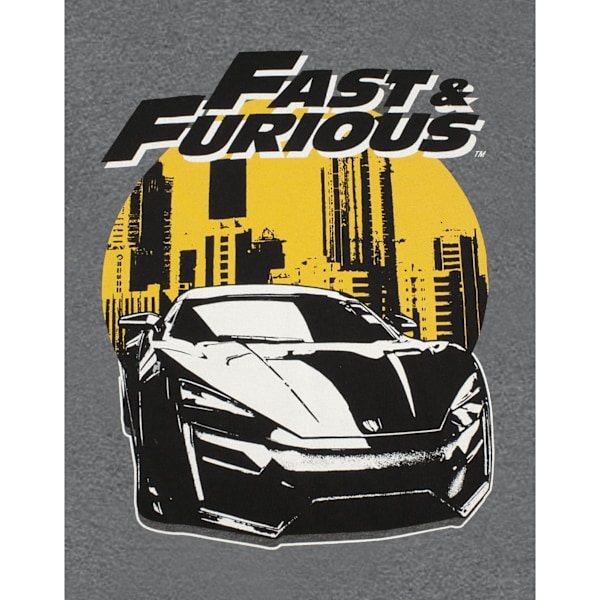 Fast & Furious Herr T-shirt M Charcoal Marl Charcoal Marl M