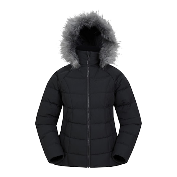 Mountain Warehouse Isla Extreme Kort Dunjacka för Kvinnor Black 8 UK