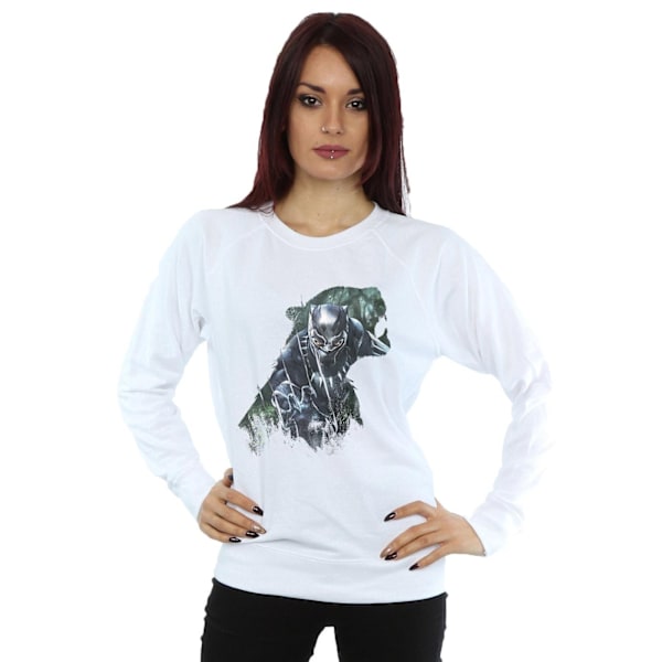 Marvel Womens/Ladies Black Panther Wild Silhouette Sweatshirt M White M