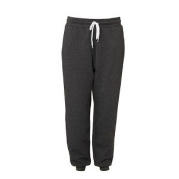 Bella + Canvas Unisex Jogger Sweatpants 2XL Mörkgrå Heather Dark Grey Heather 2XL