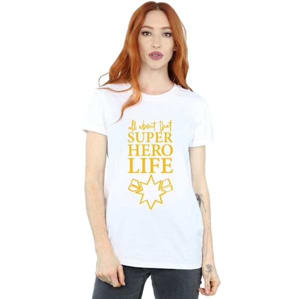 Marvel Womens/Ladies Avengers Endgame Superhero Life Sketch Cot White XXL
