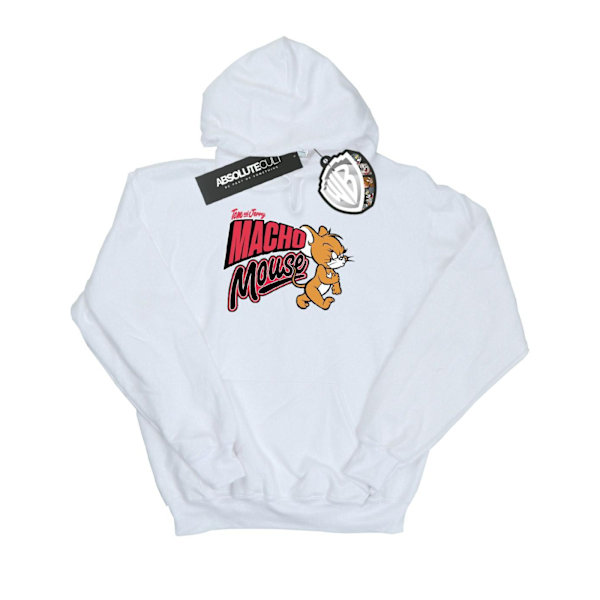 Tom And Jerry Macho Mouse Hoodie L Vit White L
