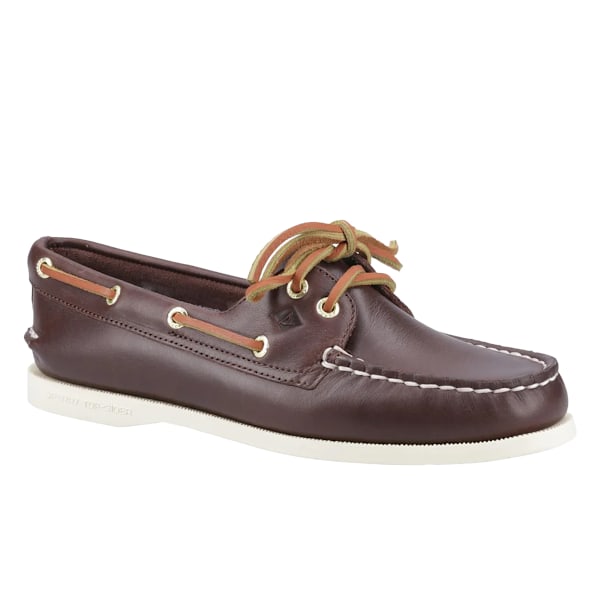 Sperry Herr Äkta Läder 2 Öljetter Båtskor 9 UK Brun Brown 9 UK