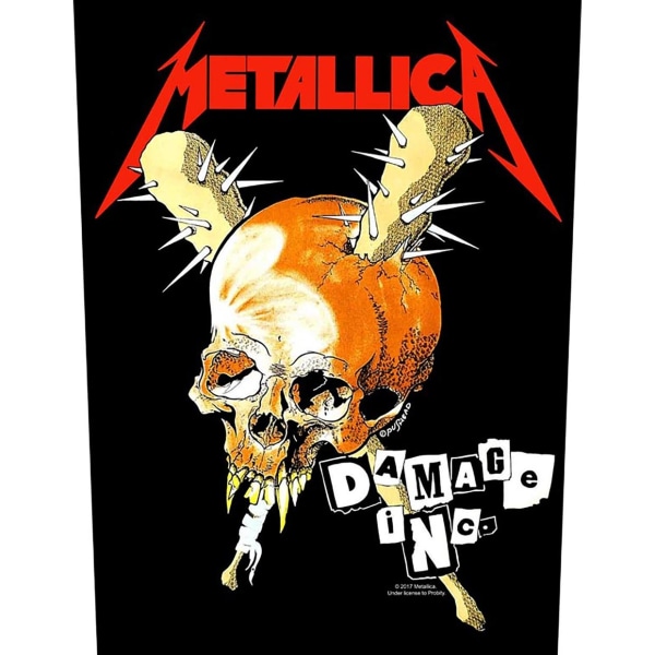Metallica Damage Inc Patch One Size Flerfärgad Multicoloured One Size