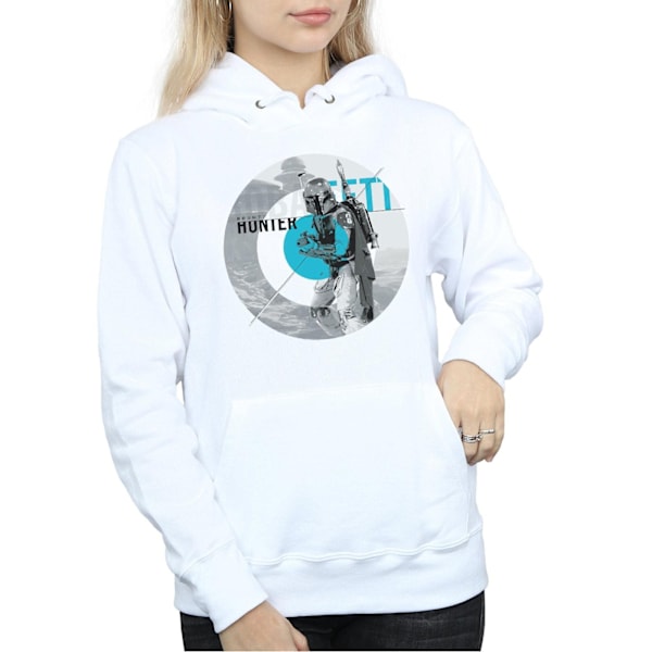 Star Wars Dam/Damer Boba Fett Bounty Hunter Cirkel Hoodie X White XL