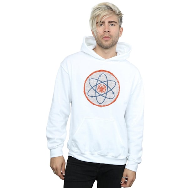 Marvel Herr Spider-Man Atom Hoodie L Vit White L