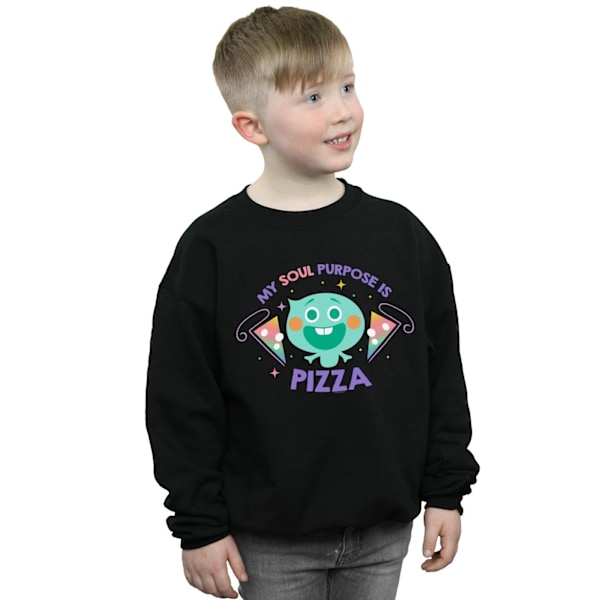 Disney Boys Soul 22 Soul Purpose Is Pizza Sweatshirt 9-11 år Black 9-11 Years