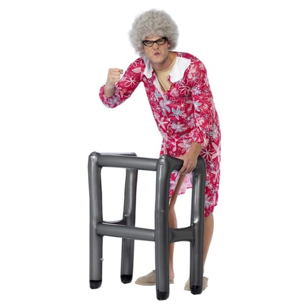 Smiffys Rollator Uppblåsbar One Size Silver Silver One Size