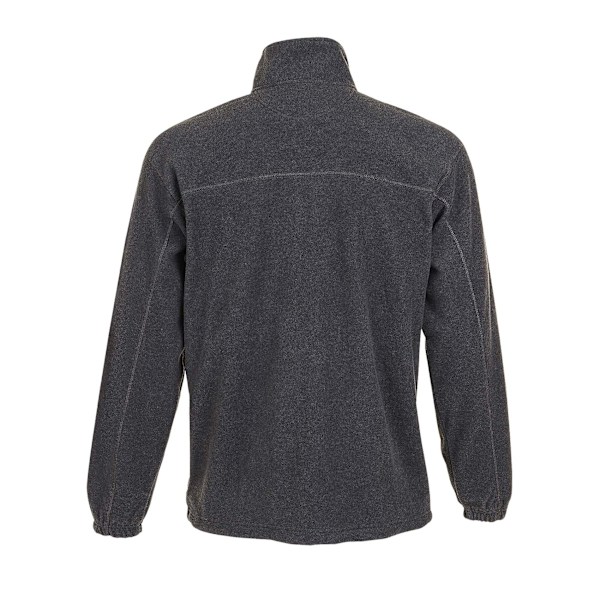 SOLS Herr North Full Zip Outdoor Fleece Jacka 5XL Gråmelerad Grey Marl 5XL