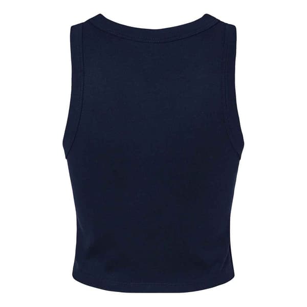 Bella + Canvas Dam/Damer Micro-Rib Racer Linne M Enfärgad W Solid White M