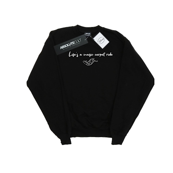 Disney Dam/Kvinnor Aladdin Livet Är En Magisk Mattresa Sweatshirt Black M