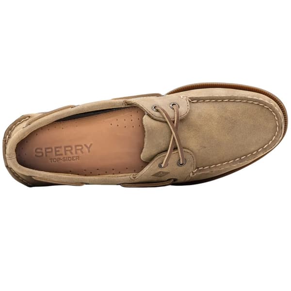 Sperry Herr Autentiska Båtskor i Läder med 2 Öljetter 7.5 UK Tan Tan 7.5 UK