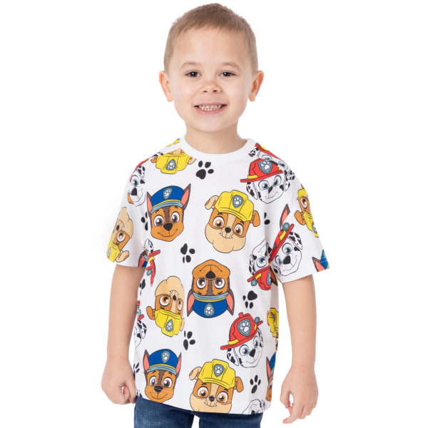 Paw Patrol T-shirt för barn/barn (paket med 3) 6-7 år Multico Multicoloured 6-7 Years