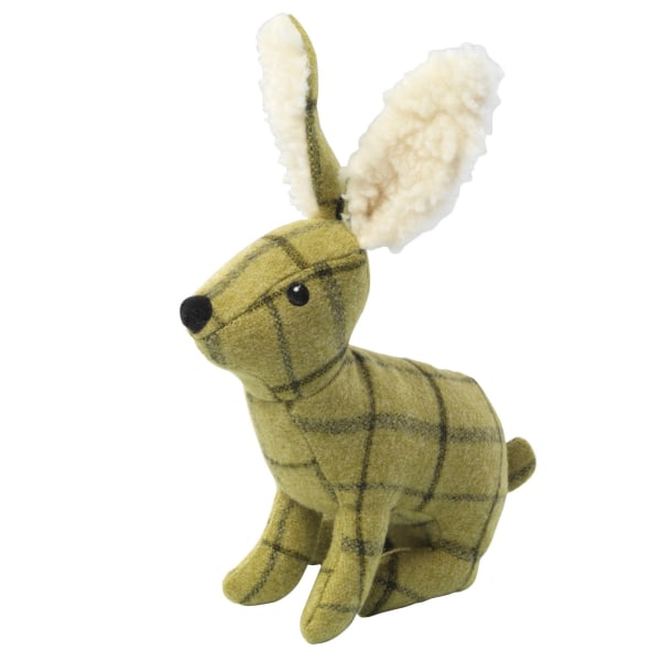 House Of Paws Hare Tweed Plysch Dog Toy One Size Grön Green One Size