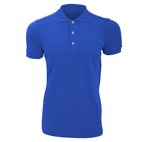 Russell Herr Stretch Kortärmad Polotröja XL Bright Royal Bright Royal XL