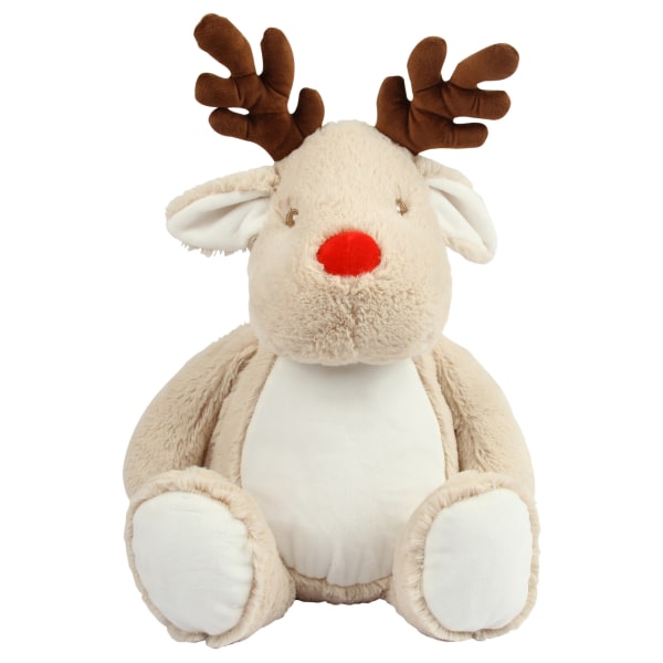 Mumbles Zippie Reindeer One Size Ljusbrun Light Brown One Size