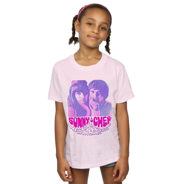 Sonny & Cher Girls Westbury Music Fair Bomull T-shirt 12-13 År Baby Rosa Baby Pink 12-13 Years