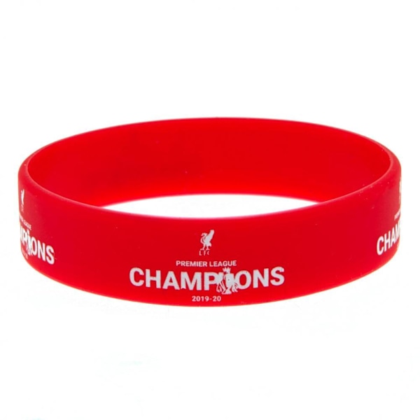 Liverpool FC Premier League Champions Silikonarmband En Storlek Röd Red One Size