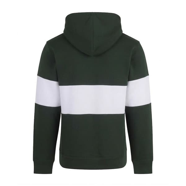 Front Row Herr Tung Panelerad Hoodie S Flaska/Vit Bottle/White S