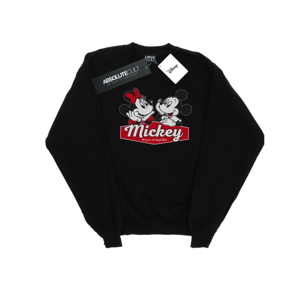 Disney Girls Mickie And Minnie 90 Years Sweatshirt 5-6 Years Bl Black 5-6 Years