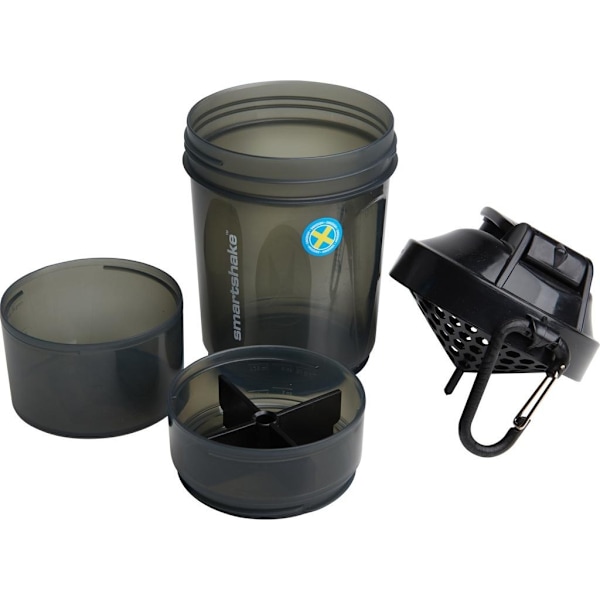 Smartshake Original2Go 600ml Shakerflaska One Size Gunsmoke Bl Gunsmoke Black One Size