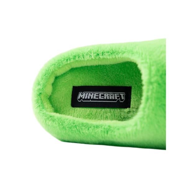 Minecraft Pojkar Creeper Tryckta Tofflor 3 UK Grön/Grå Green/Grey 3 UK