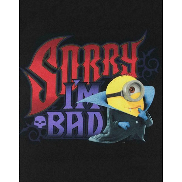 Minions Dam/Kvinnor Sorry I`m Bad Väst L Svart Black L