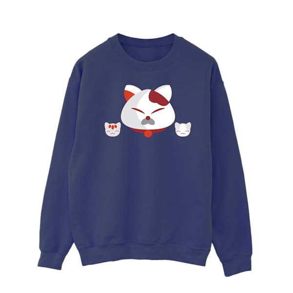 Disney Herr Big Hero 6 Baymax Kitten Heads Sweatshirt M Marinblå Navy Blue M