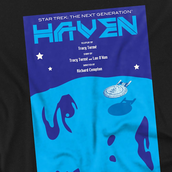 Star Trek Herr The Next Generation Säsong 1 Avsnitt 11 T-Shirt Black 4XL