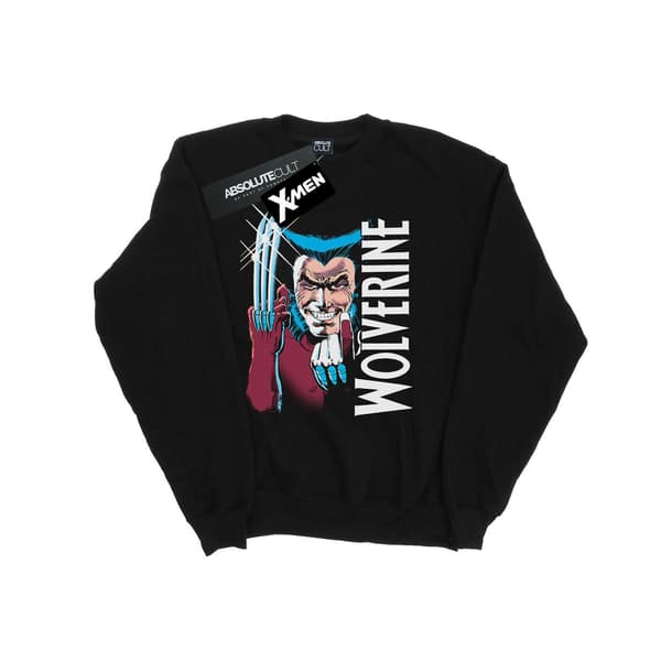 Marvel Herr X-Men Wolverine Kom Hit Sweatshirt S Svart Black S
