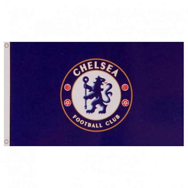 Chelsea FC Core Crest Flag One Size blå blue One Size